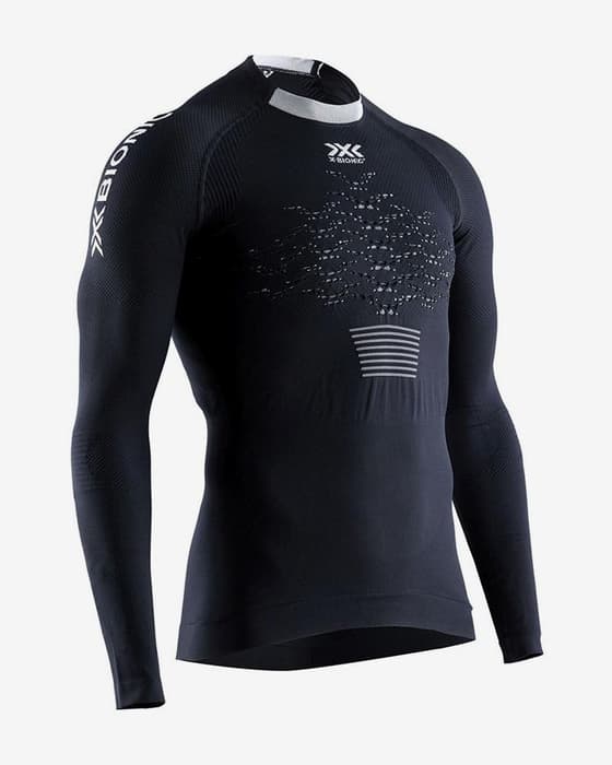 Camiseta X-Bionic The Trick 4.0 Run manga larga negro gris