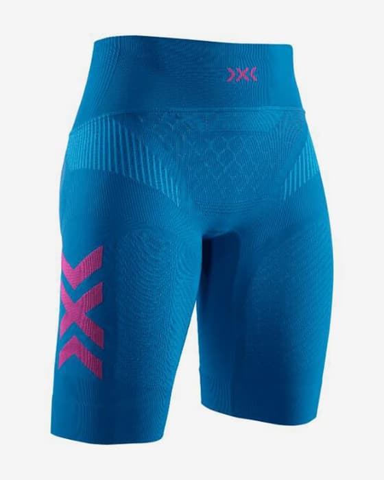 Legging court X-Bionic Twyce G2 bleu rose femme
