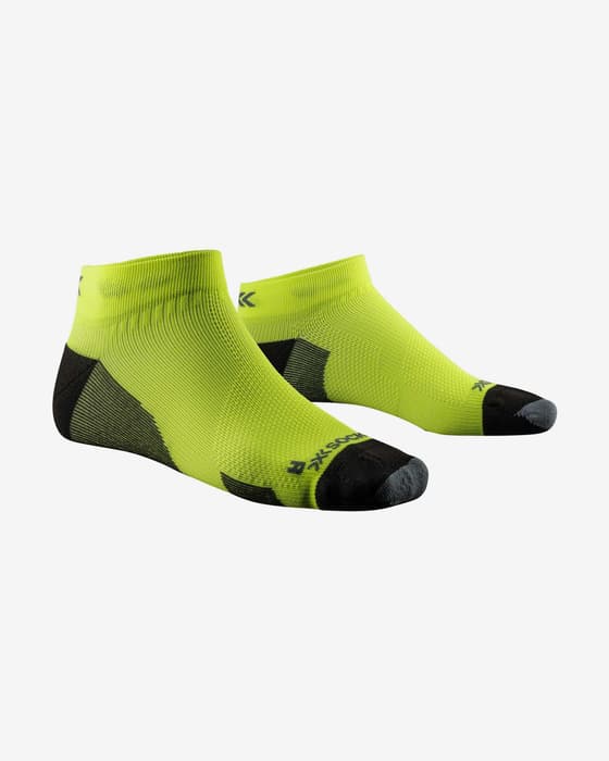 Calcetines X-Bionic Run Discover Low Cut amarillo neón
