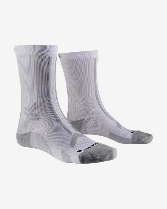 Calcetines X-Bionic Trail Run Discover Crew blanco grisáceo