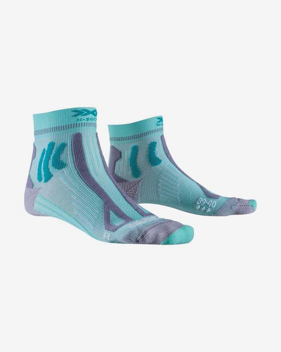 Calcetines X-Bionic Trail Run Energy 4.0 azul lila mujer