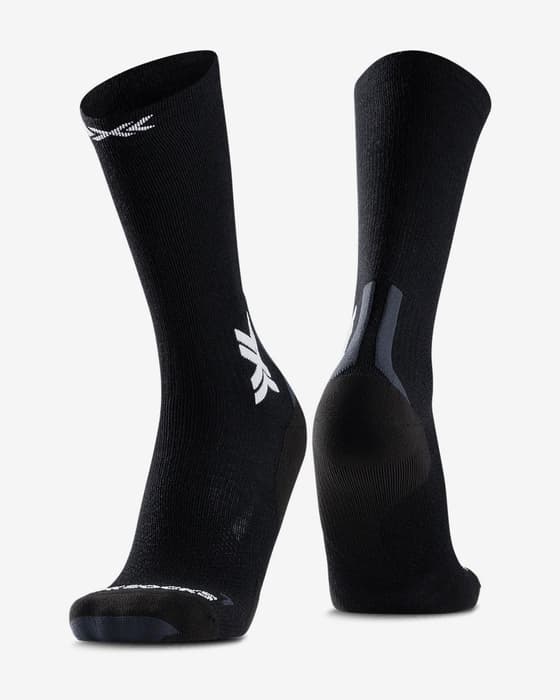 Calcetines X-Bionic Run Discover Merino Crew negro