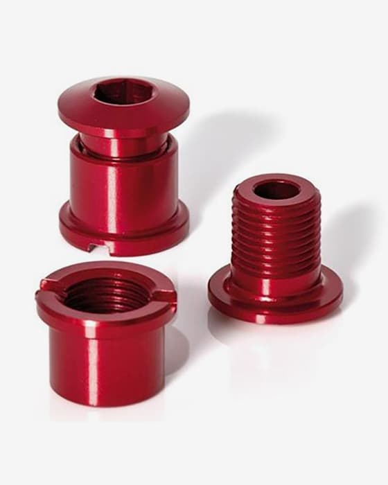 Juego de tornillos XLC CR-X01 para plato rojo (5 unidades)