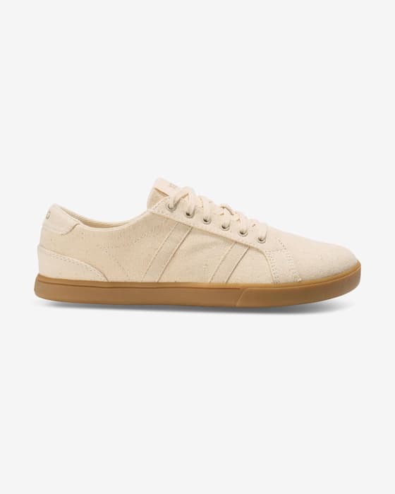 Zapatillas Xero Shoes Dillon Canvas blanco roto marrón claro mujer