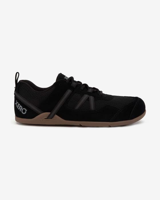 Zapatillas Xero Shoes Prio Suede negro gris