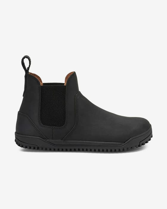 Zapatillas Xero Shoes Ridgeway Chelsea negro puro mujer