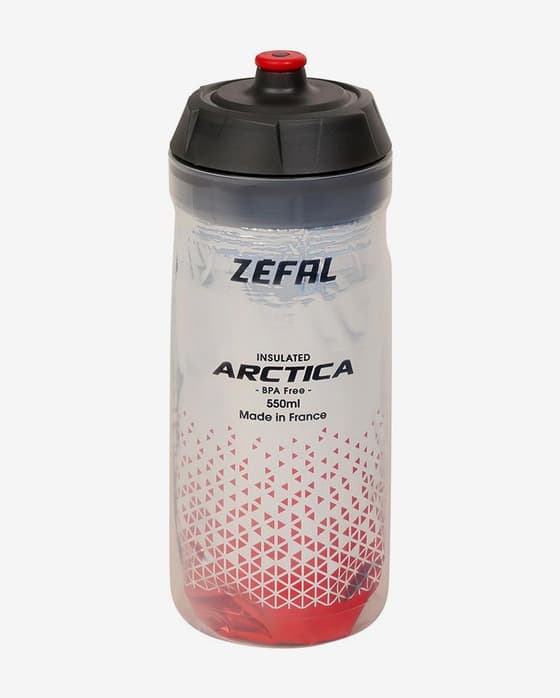 Bidón Zéfal Arctica 55 550 ml plata rojo