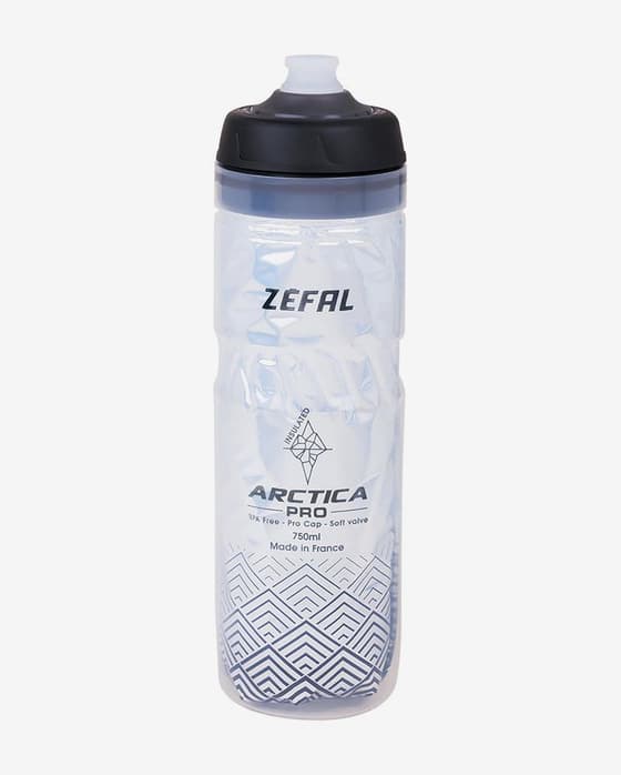 Bidón Zéfal Arctica Pro 75 750 ml plata negro