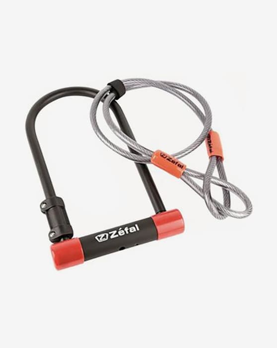 Candado Zéfal U acero 13mm + cable 10 mm - 120 cm