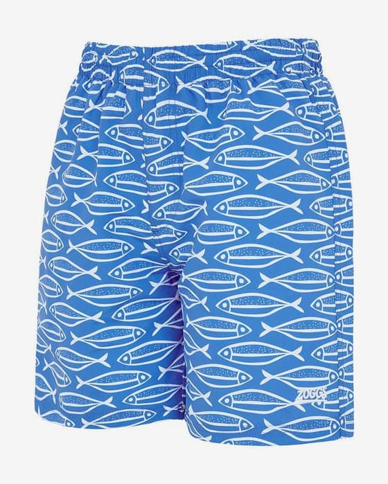 Pantalón corto Zoggs Fish azul blanco niño
