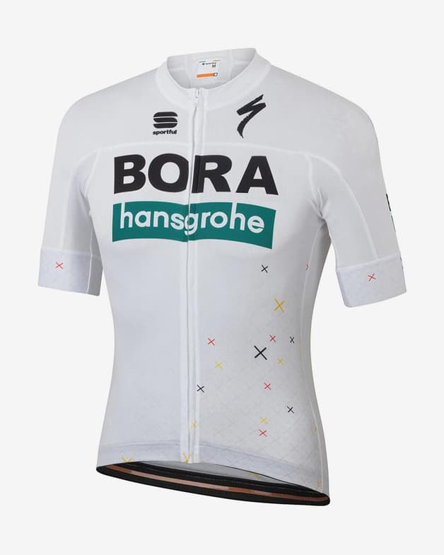 Maillot BORA-hansgrohe 2019 BodyFit Team Fan blanco - #1