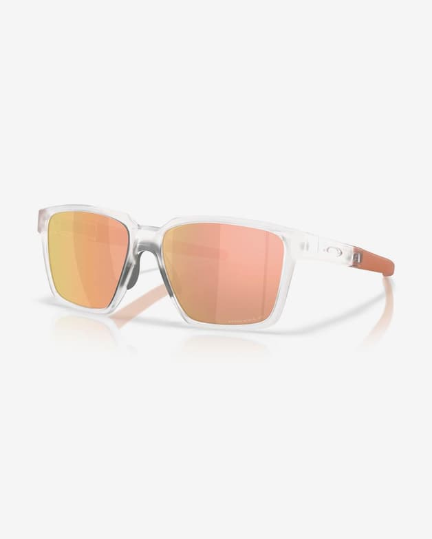 Gafas Oakley Actuator SQ Matte Clear con lentes Prizm Rose Gold Polarized - #11