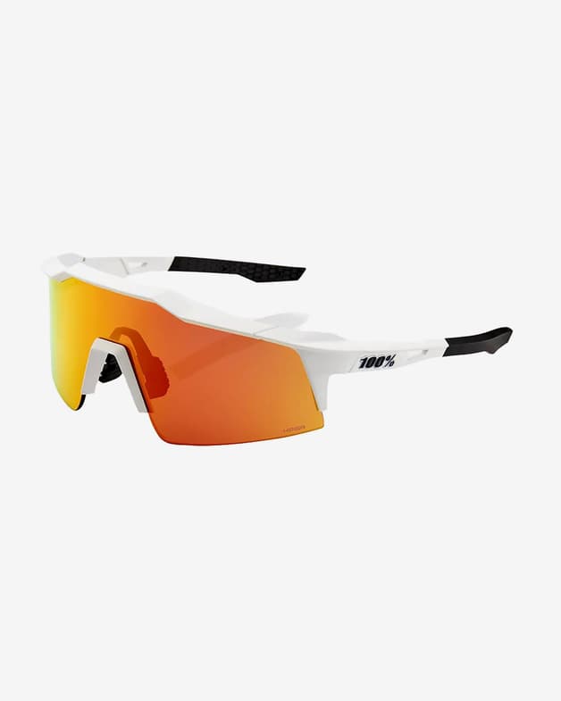 Gafas 100% Speedcraft SL Soft Tact Off White con lente HiPER Red Multilayer Mirror - #1