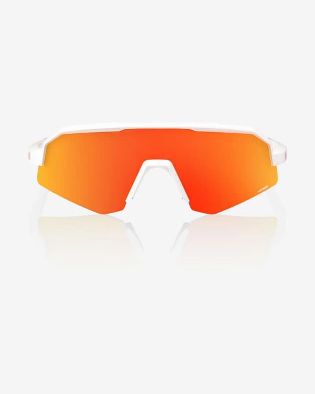 Gafas 100% Slendale XS Matte White con lente HiPER Red Multilayer Mirror infantil - #3