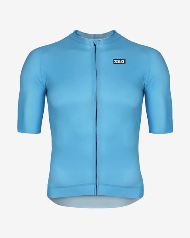 Maillot 226ERS Color Block manga corta azul celeste - #1