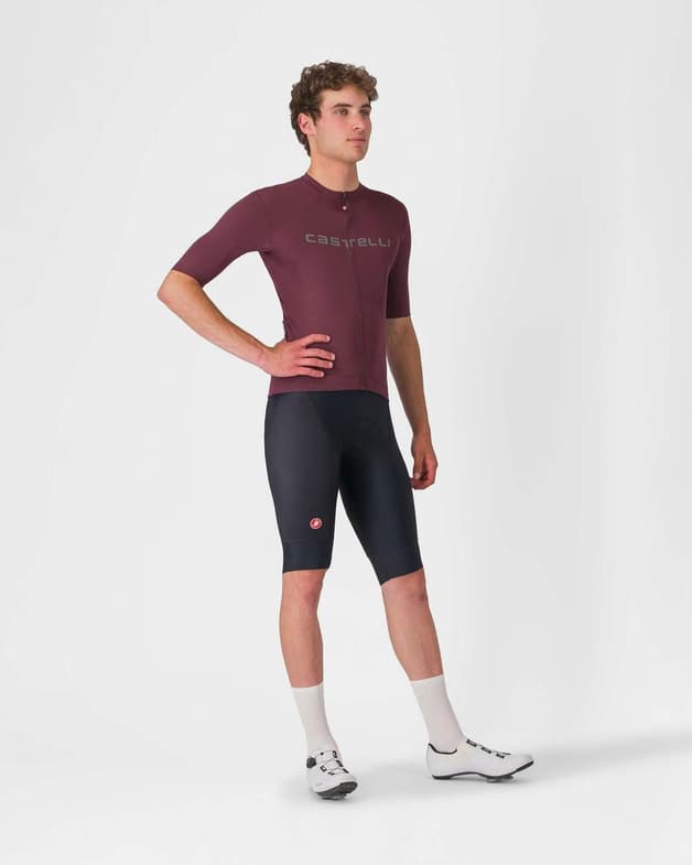 Maillot Castelli Prologo Lite manga corta violeta burdeos - #6