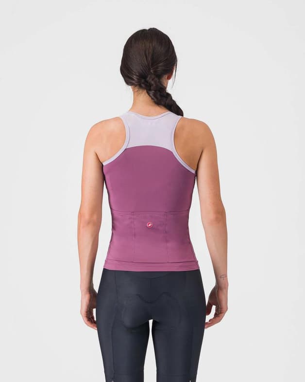 Maillot Castelli Sole tirantes violeta mujer - #2
