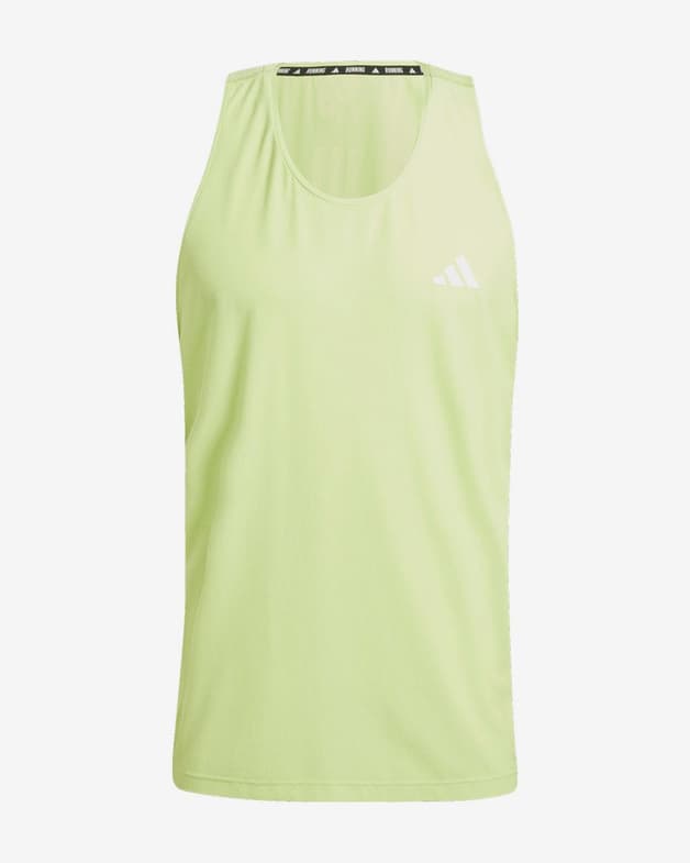 Camiseta adidas Own the Run tirantes verde lima - #1