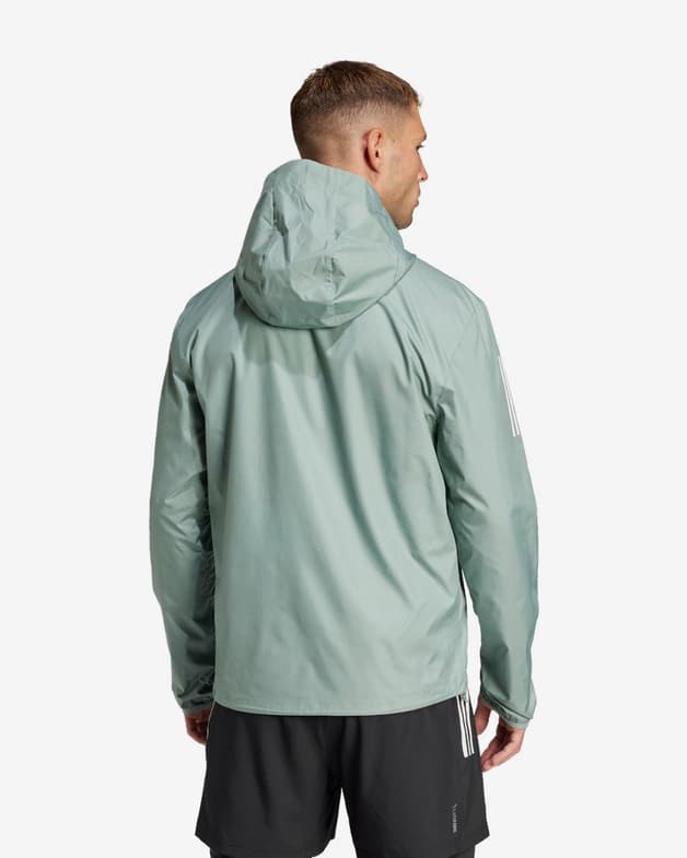 Chaqueta con capucha adidas Own the Run azul claro blanco - #2