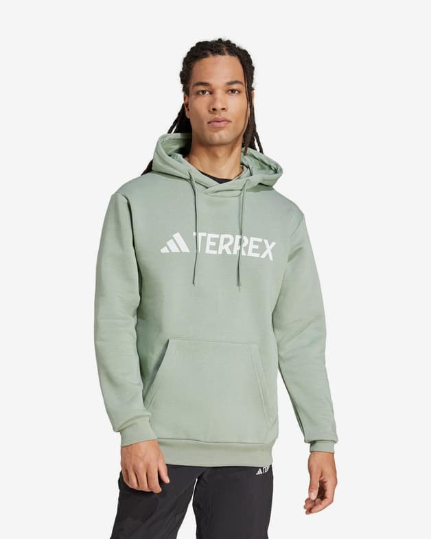 Sudadera con capucha adidas Terrex Multi Large Logo verde blanco - #3