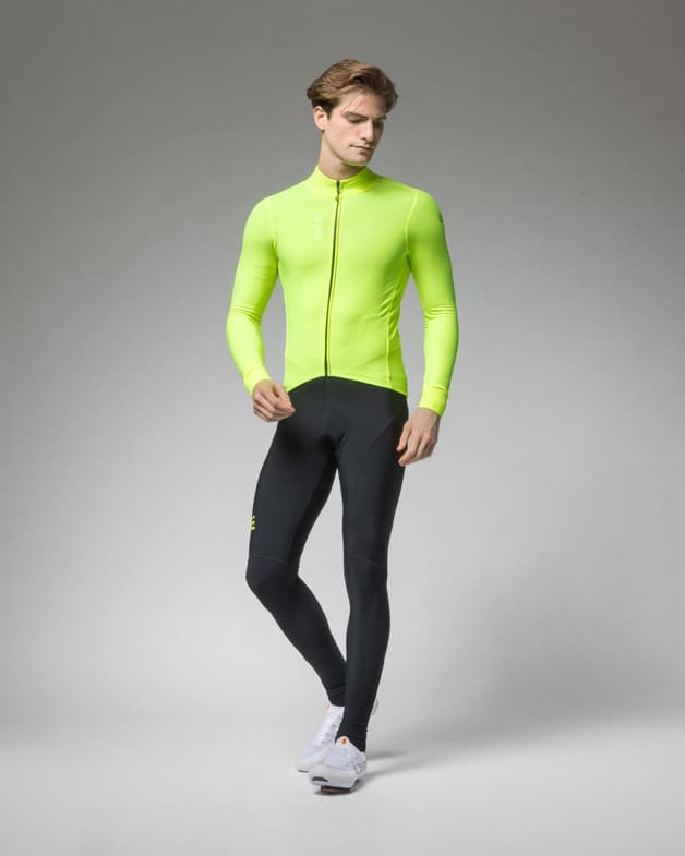 Maillot Alé Pragma Fondo 3.0 manches longues jaune citron - #1