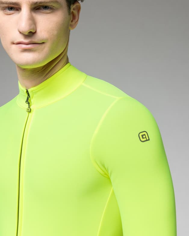 Maillot Alé Pragma Fondo 3.0 manches longues jaune citron - #7