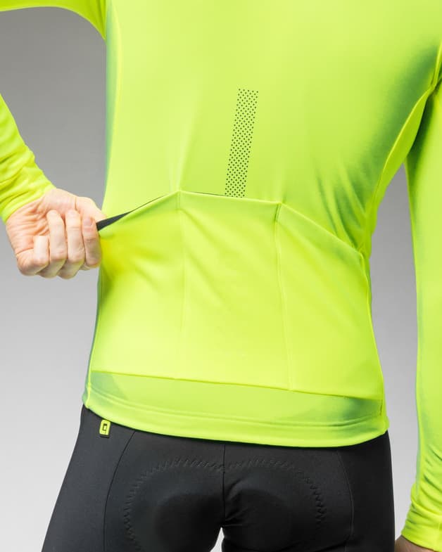 Maillot Alé Pragma Fondo 3.0 manches longues jaune citron - #4