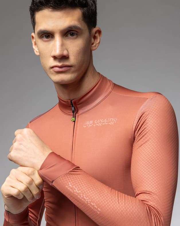 Maillot Alé PR-E Follow Me 2.0 manga larga rojo coral - #6