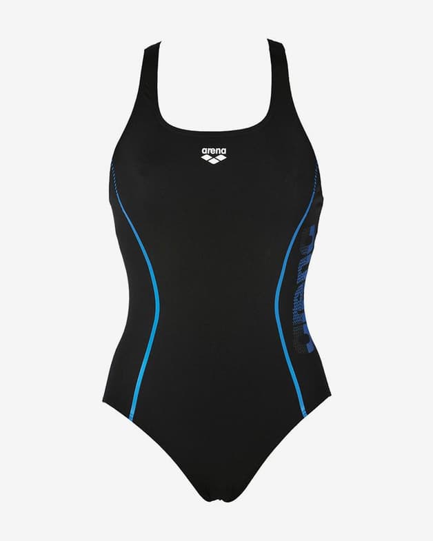 Maillot de bain Arena Resistor noir bleu femme - #1