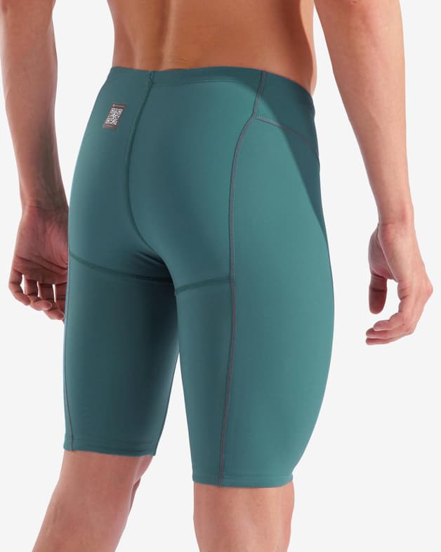 Maillot de bain Arena Powerskin Impulse Jade Aura Jammer vert turquoise - #4