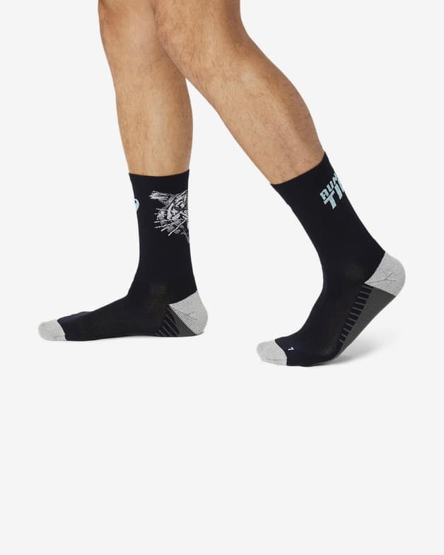 Calcetines ASICS Performance Run Tiger negro gris azul - #4