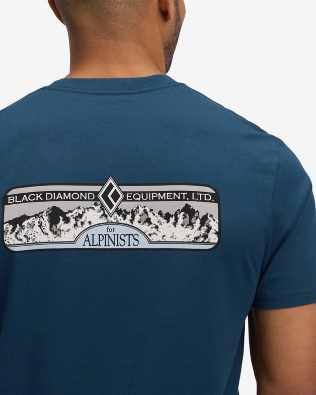 Camiseta Black Diamond Heritage Alpinist manga corta azul indigo - #7