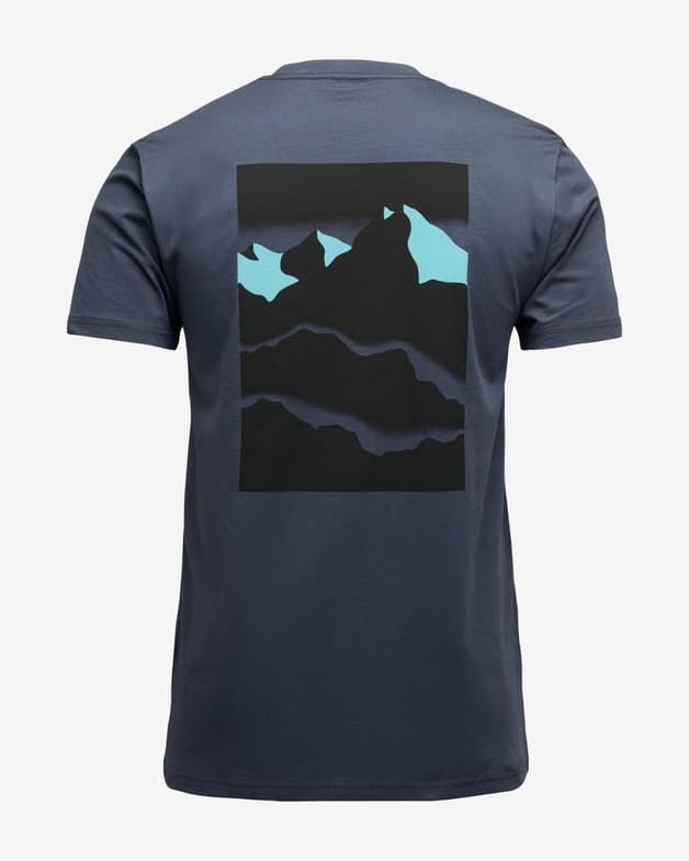 Camiseta Black Diamond Mountainscape manga corta gris carbón - #2