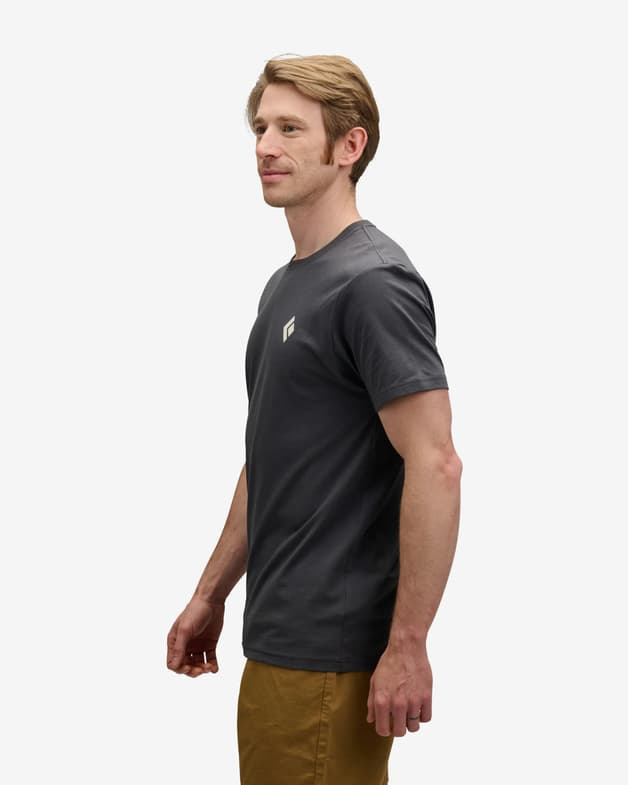 Camiseta Black Diamond Backcountry Stamp manga corta gris carbón - #4