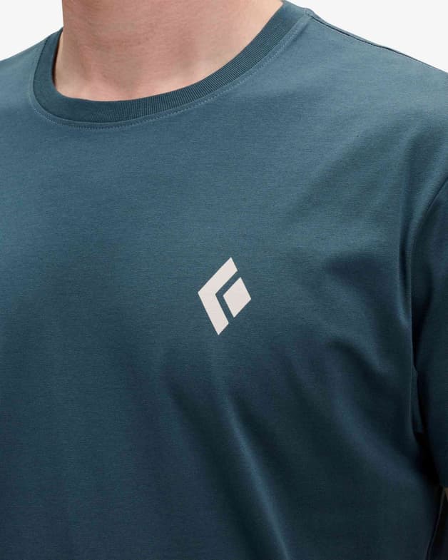 Camiseta Black Diamond Backcountry Stamp manga corta azul medianoche - #6