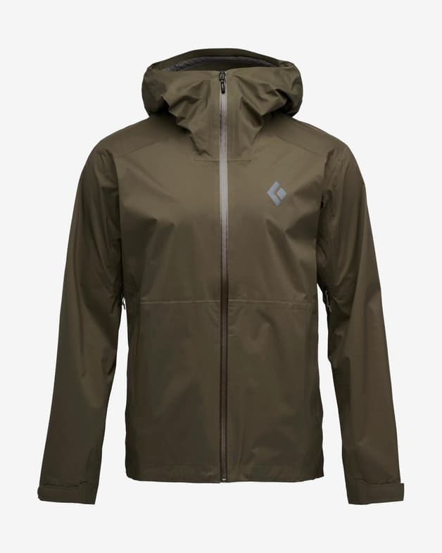 Chaqueta con capucha Black Diamond Fineline Stretch marrón oscuro - #1