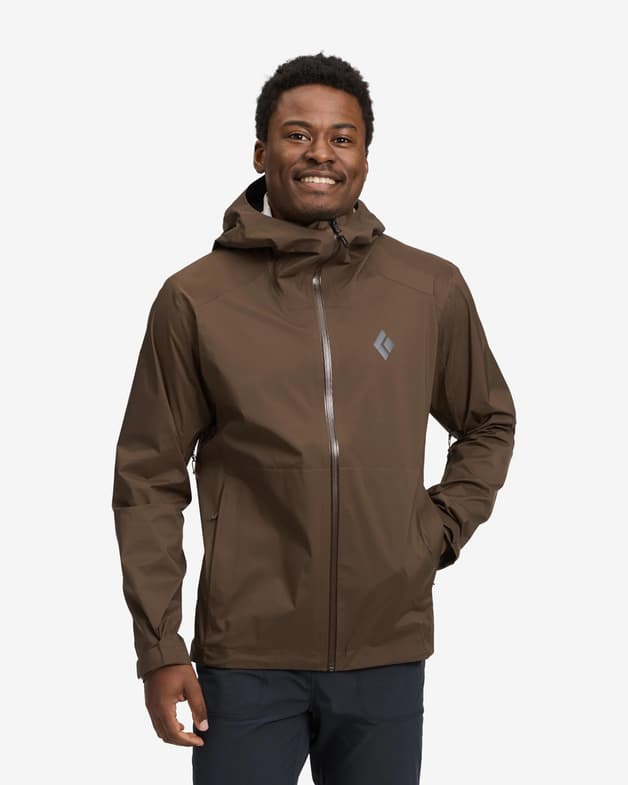 Chaqueta con capucha Black Diamond Fineline Stretch marrón oscuro - #2