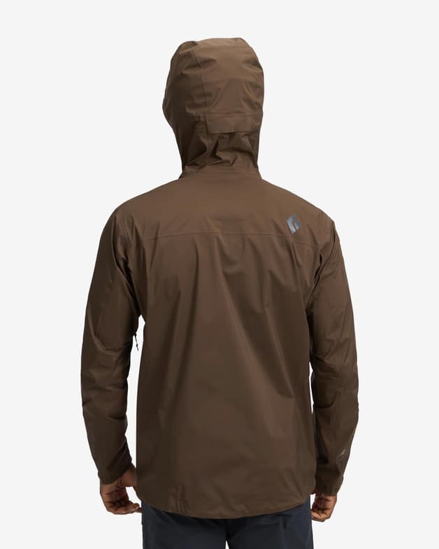 Chaqueta con capucha Black Diamond Fineline Stretch marrón oscuro - #4