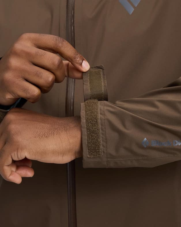 Chaqueta con capucha Black Diamond Fineline Stretch marrón oscuro - #5