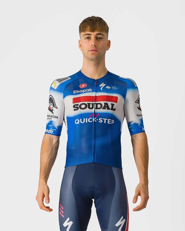 Soudal Quick-Step 2024 Aero Race 7.0 kortærmet cykeltrøje blå. - #2