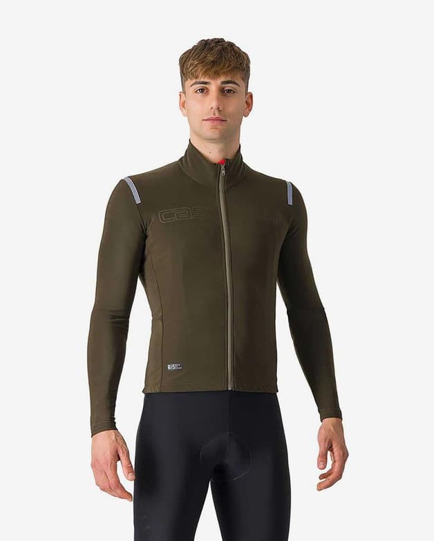 Maillot Castelli Tutto Nano RoS Rosso Corsa manche longue vert sapin - #1