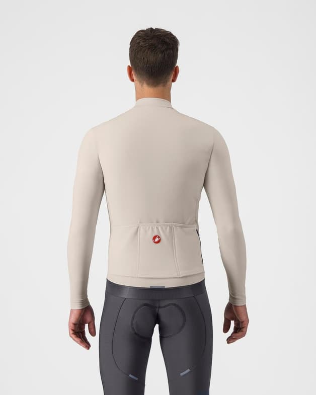 Maillot Castelli Espresso Thermal manga larga beige arcilla - #2