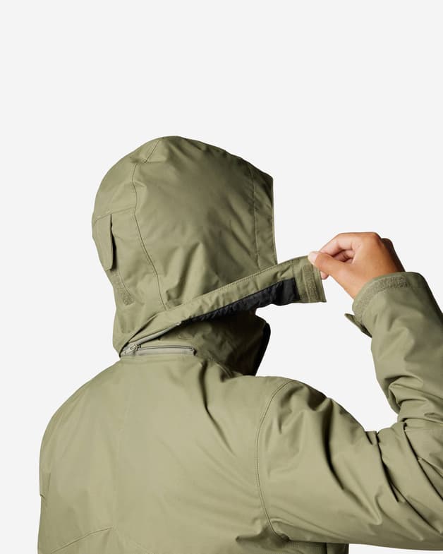 Chaqueta con capucha Columbia Bugaboo III Fleece Interchange verde pálido - #6