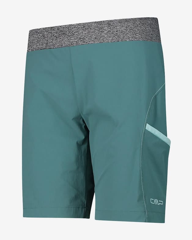 Pantalón corto CMP Light Climb Dry Function azul turquesa gris mujer - #2