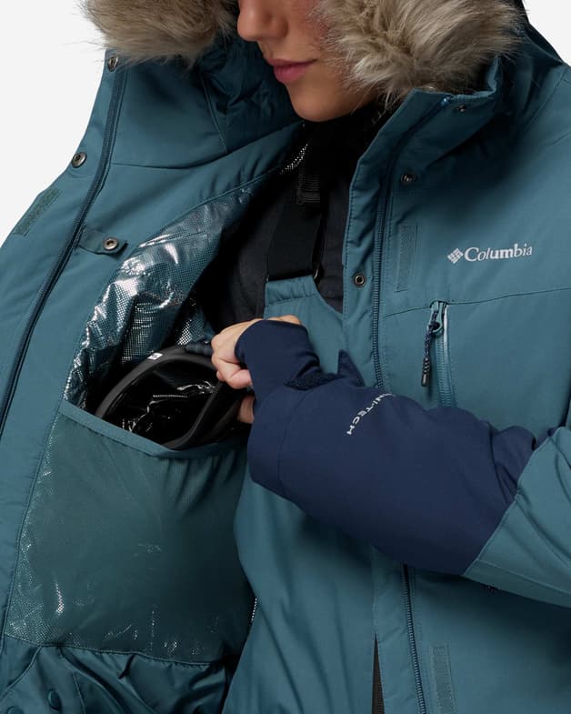 Chaqueta con capucha Columbia Ava Alpine II Insulated azul intenso pálido mujer - #4