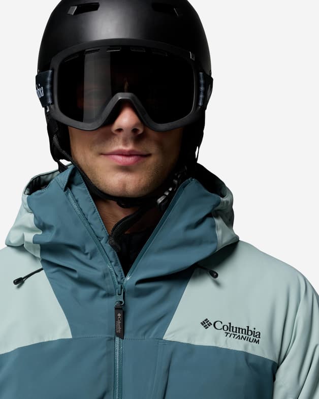 Chaqueta con capucha Columbia Cirque Bowl azul intenso azul claro - #9