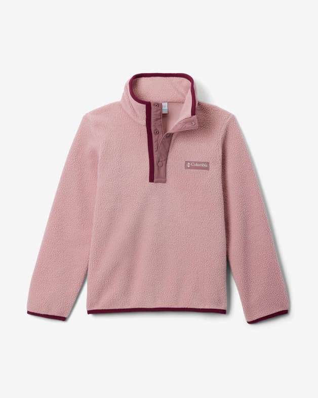Forro polar Columbia Helvetia II Half Snap rosa violeta infantil - #1