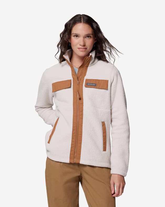 Forro polar Columbia Juniper Peak Full Zip rosa claro marrón mujer - #4