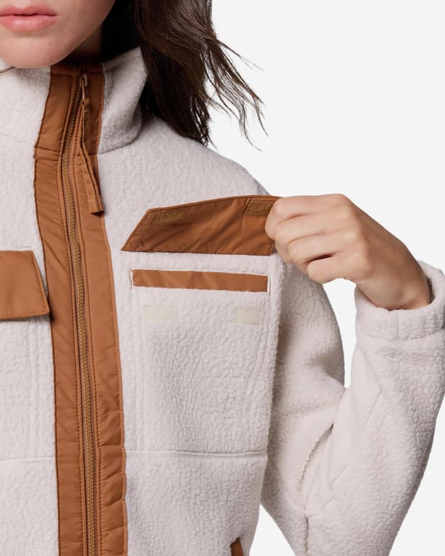 Forro polar Columbia Juniper Peak Full Zip rosa claro marrón mujer - #7