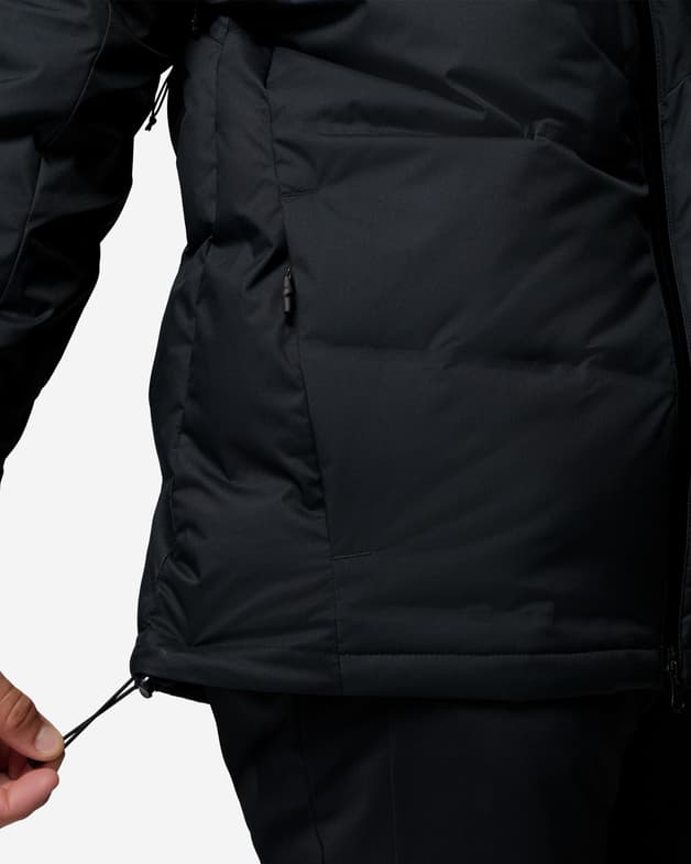 Chaqueta con capucha Columbia Glacier Ridge Down negro puro - #7